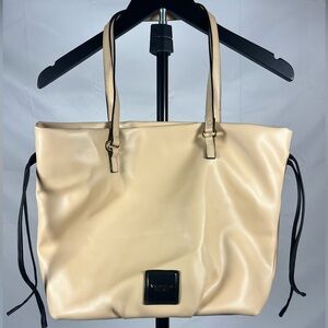 Victoria’s Secret Beige Large Tote Bag Shoulder Purse